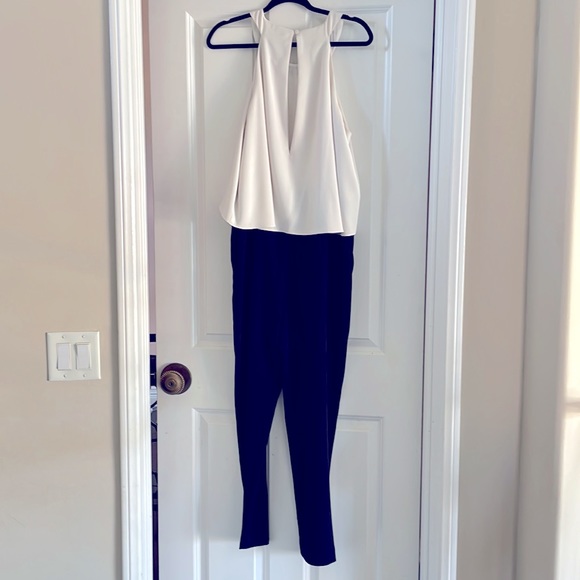 Trina Turk tuxedo rhinestone jumpsuit - Picture 2 of 2